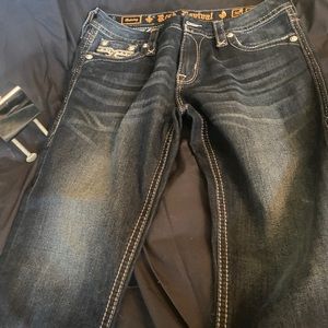 New Rock Revival Crop Jeans size 30